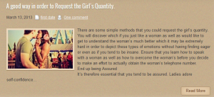 There are some simple methods that you could request the girl’s quantity.